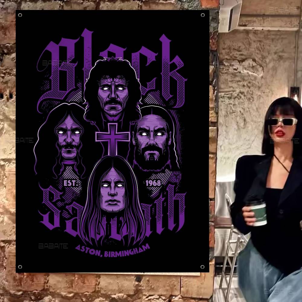 Black Sabbath Heavy Metal Adva - Commercial Printing Company ulasan dan harga