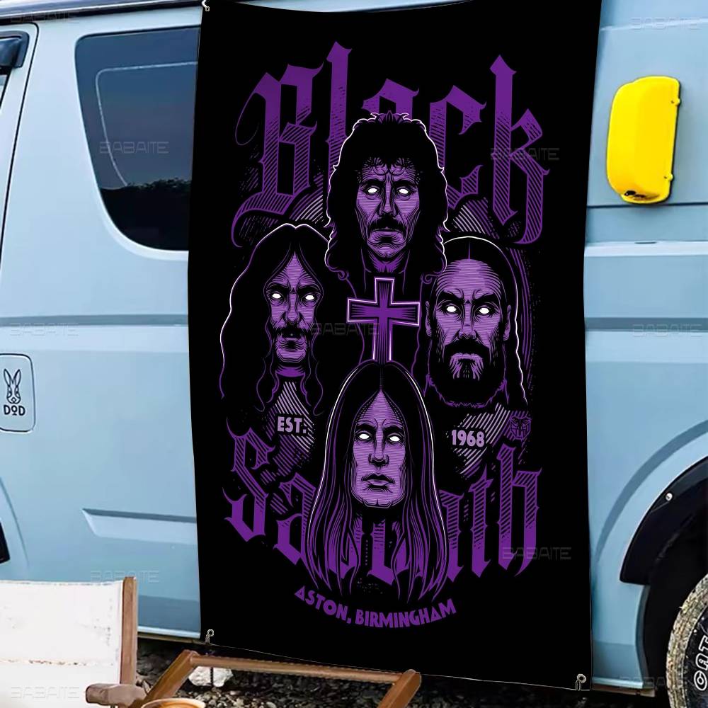 Black Sabbath Heavy Metal Adva - Commercial Printing Company ulasan dan harga