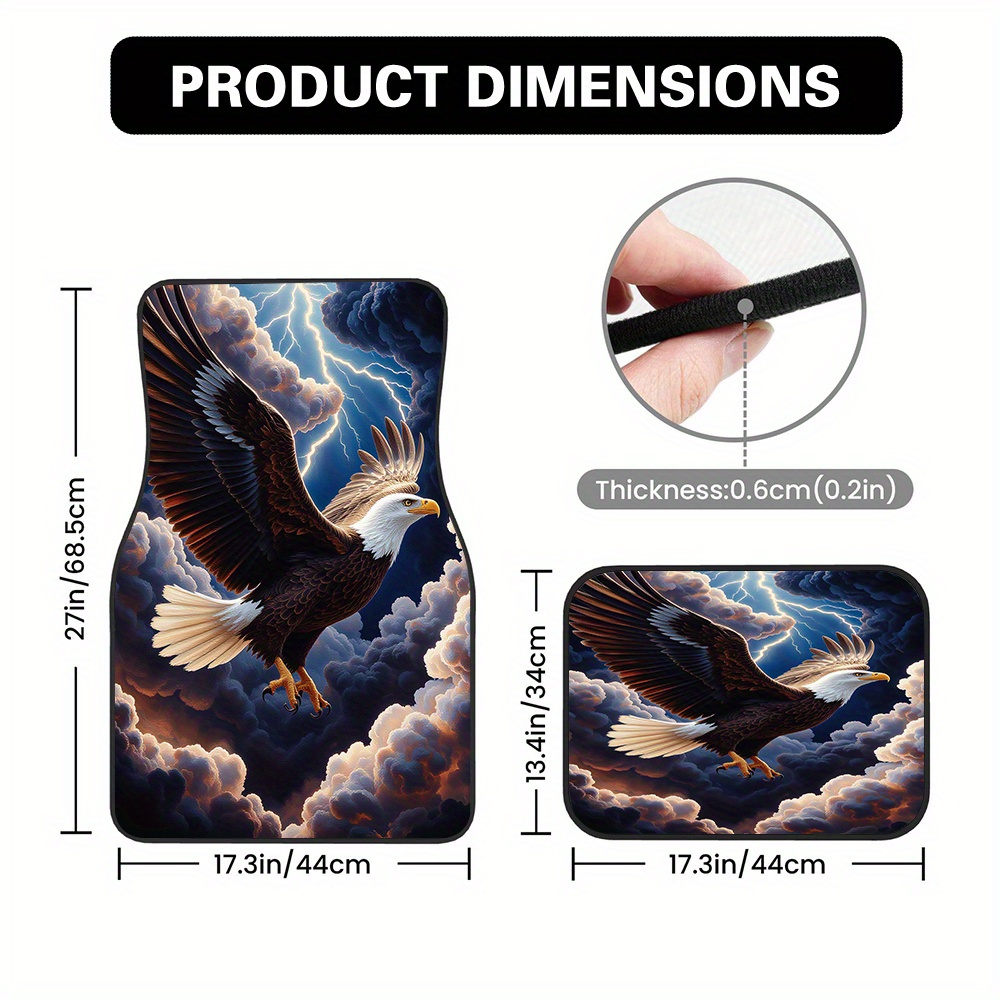 4pcs Eagle Stormy Sky F Patter - Commercial Printing Usa ulasan dan harga