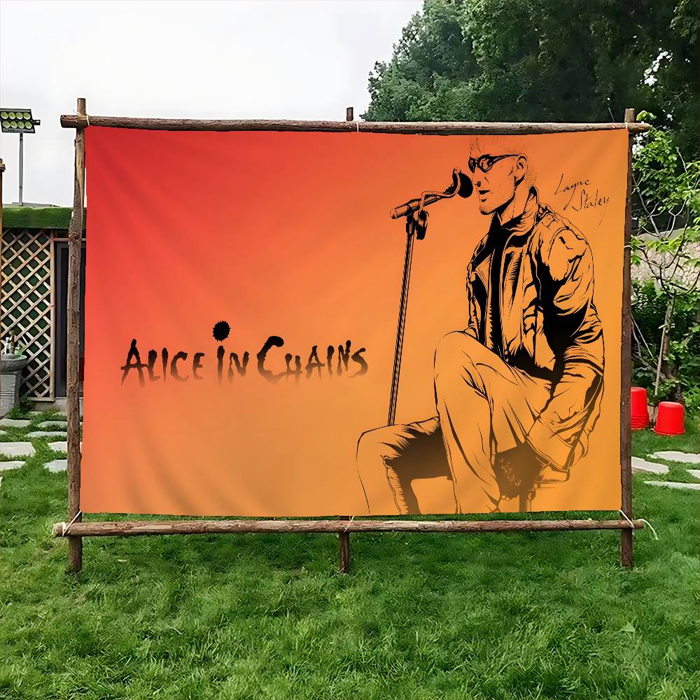 Retro Music Alice In Chains Ad - Commercial Printing Company ulasan dan harga