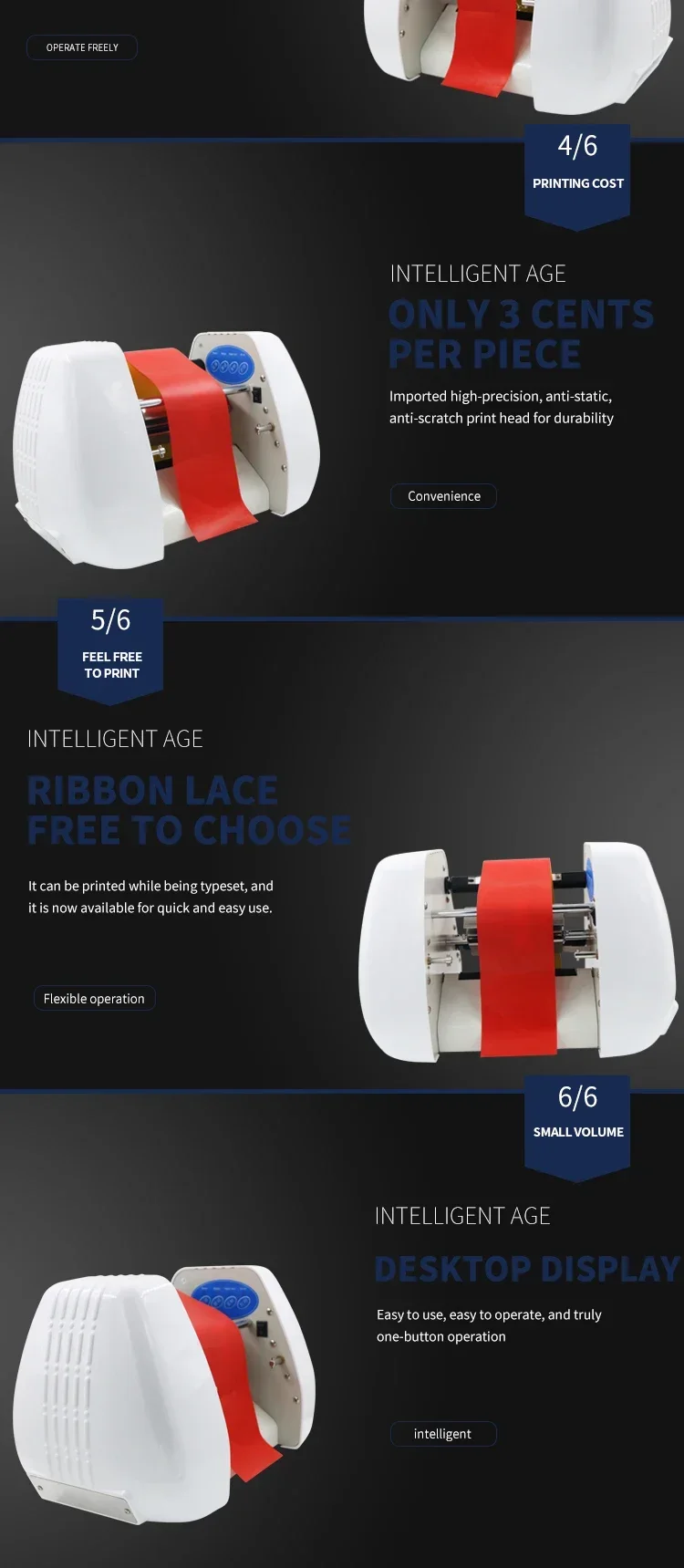 Factory direct sales Hot Foil  - Commercial Ribbon Printing Machine ulasan dan harga