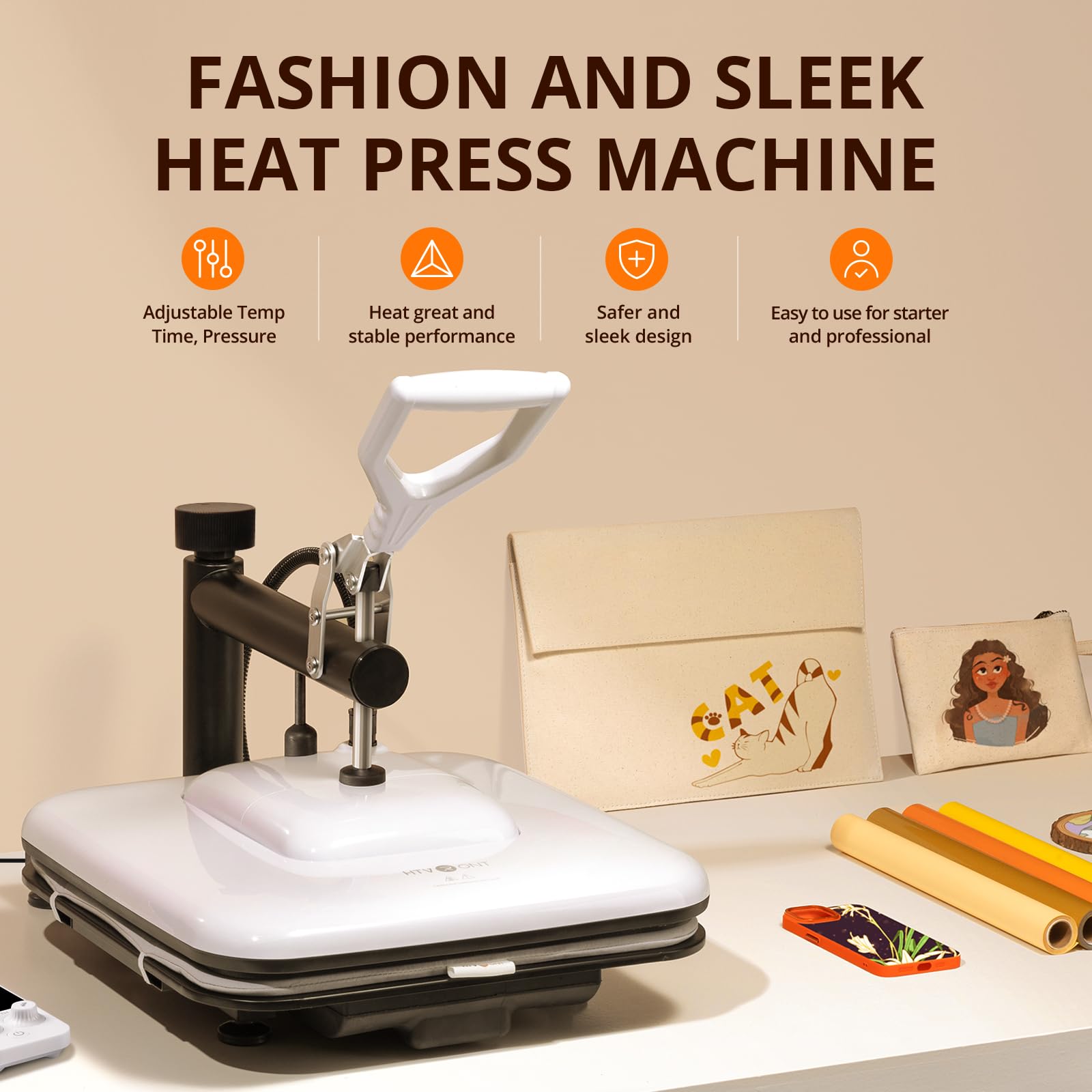 HTVRONT Heat Press Machine for - Commercial Printing Press ulasan dan harga