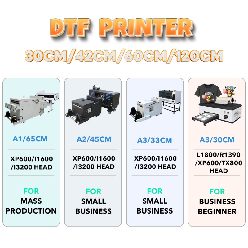 30cm A3 DTF Printer Dual XP600 - Dtf Powder Shaker ulasan dan harga