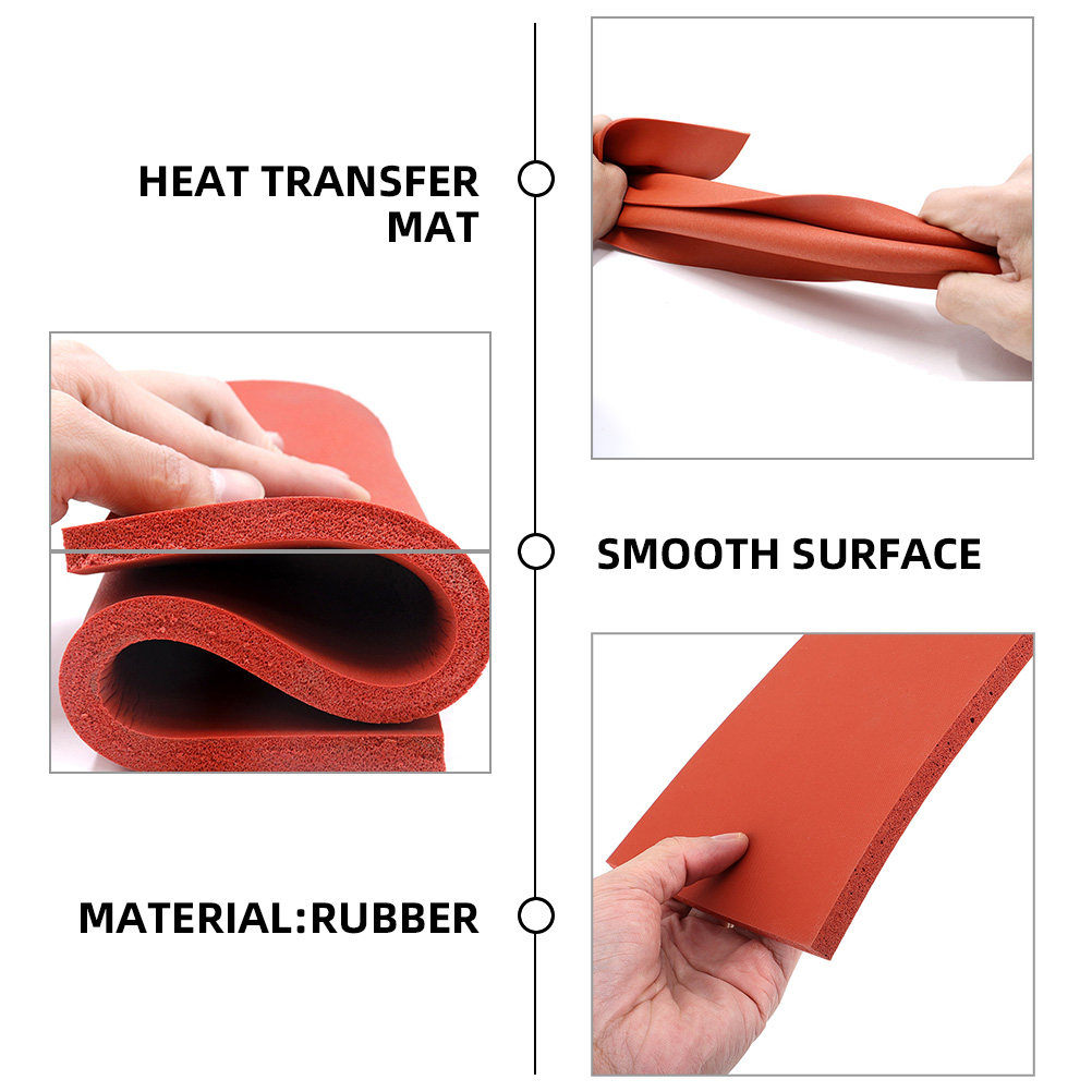 3Pcs Heat Press Mat Rubber Ins - Heat Press Machine ulasan dan harga