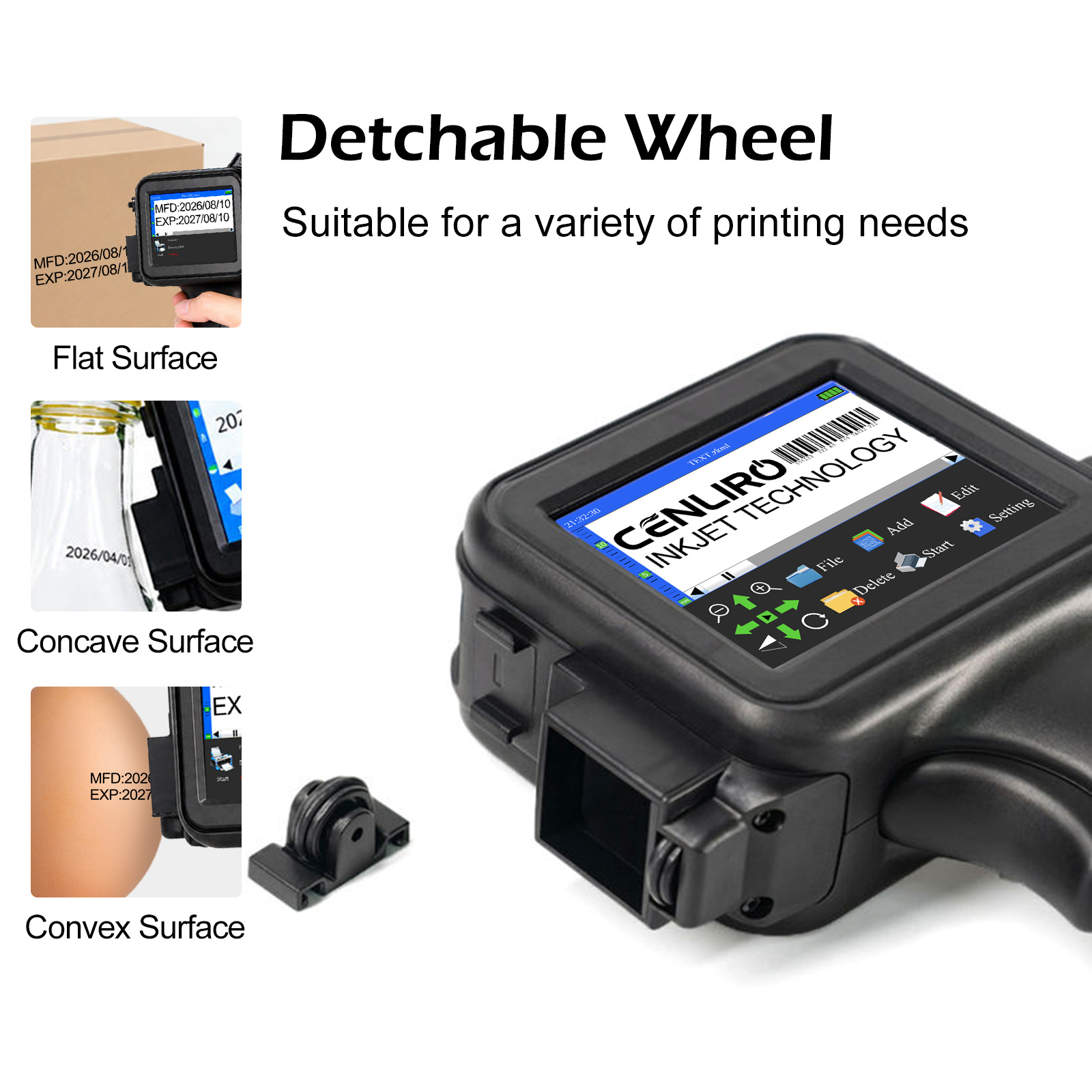 Cenliro CL11P Portable Handhel - Commercial Printing Types ulasan dan harga