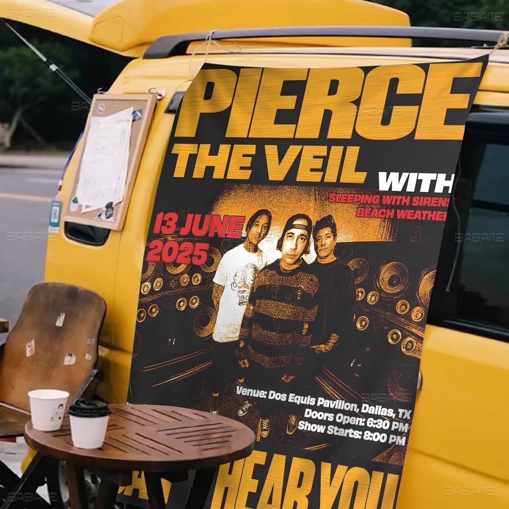Pierce The Veil Music Band Adv - Commercial Printing Company ulasan dan harga