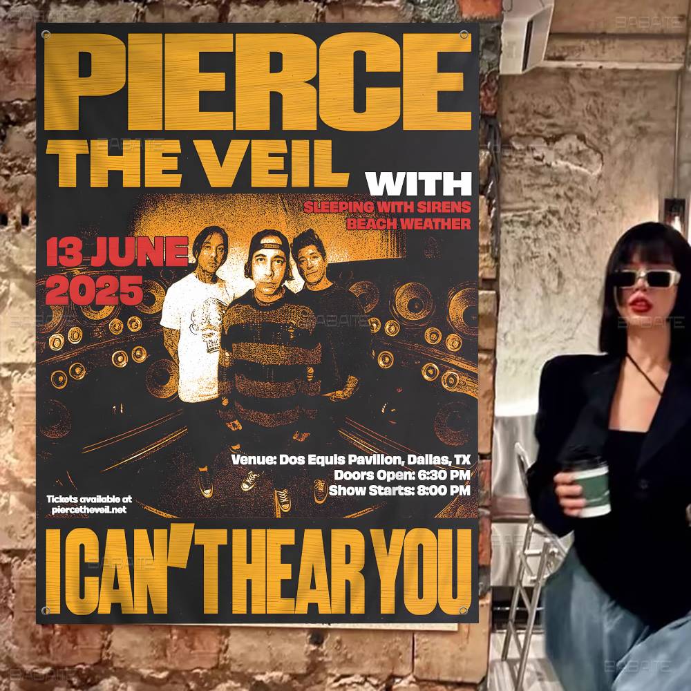 Pierce The Veil Music Band Adv - Commercial Printing Company ulasan dan harga